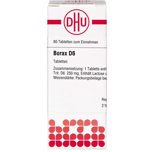 BORAX D 6 Tablets 80 tablets