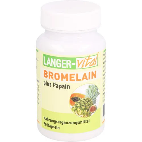 BROMELAIN 160 mg+Papain 160 mg Capsules - UKDorf 