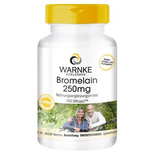 BROMELAIN 250 mg gastro-resistant capsules - UKDorf 