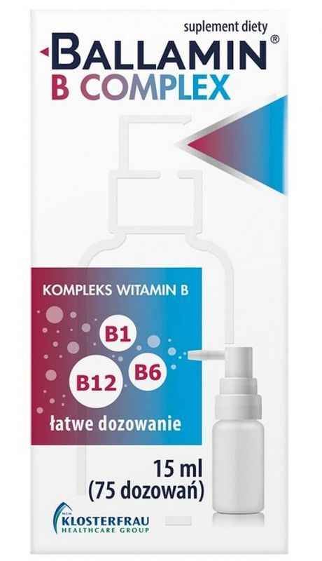 Ballamin B Complex throat spray 15 ml