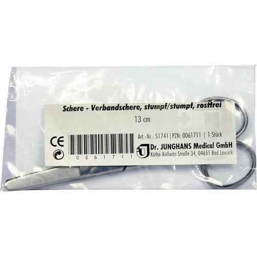 Bandage scissors, blunt blunt, 13 cm, stainless steel, 1 pc.
