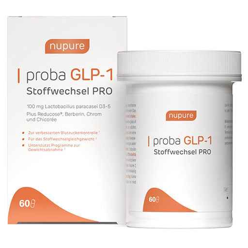 Berberine, Chicory, NUPURE proba GLP-1 Metabolism PRO