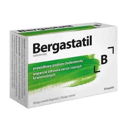 Bergamot fruit extract, garlic extract, Bergastatil x 30 capsules