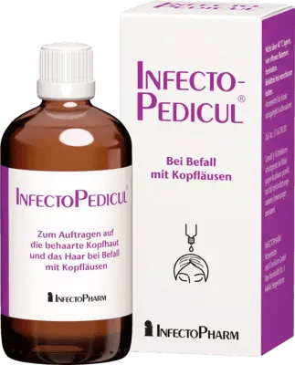 Best head lice treatment for long thick hair, permethrin, INFECTOPEDICUL solution - UKDorf 