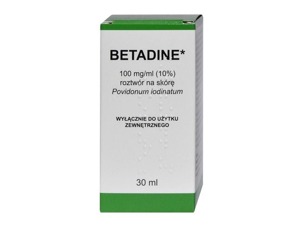 Betadine solution 10%, antiprotozoal, virucidal, fungicide, Bactericidal solution