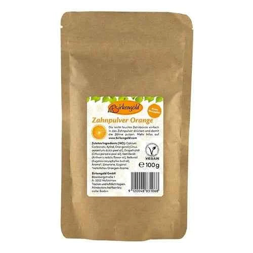Birkengold tooth powder orange bag 100 g