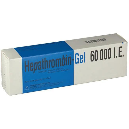Blunt trauma, superficial phlebitis, HEPATHROMBIN Gel - UKDorf 