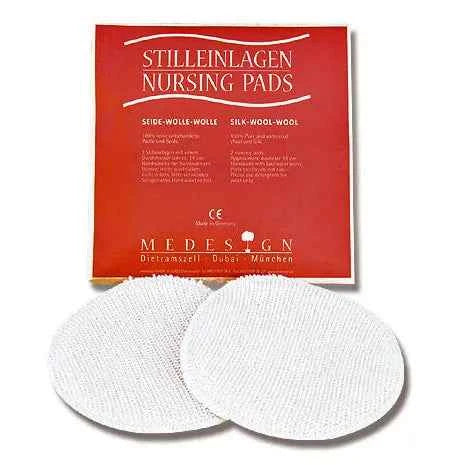 Breastfeeding pads silk, wool, silk