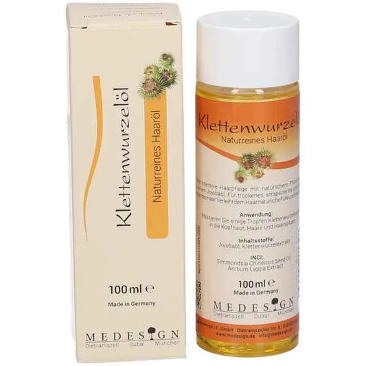 Burdock root oil for hair