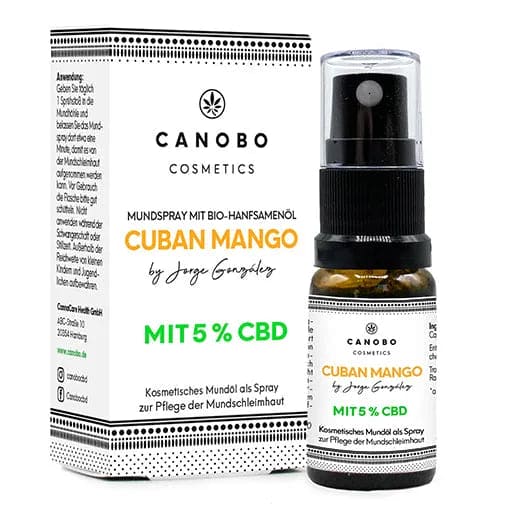 CANOBO Organic CBD 5% Cuban Mango Mouth Spray - UKDorf 