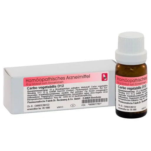 CARBO VEGETABILIS D 12 globules - UKDorf 