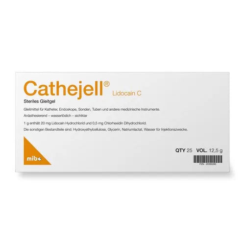 CATHEJELL Lidocaine C sterile lubricant ZHS 12.5 g 25 pcs