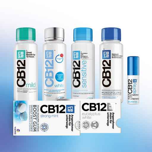 CB12 boost strong mint chewing gum