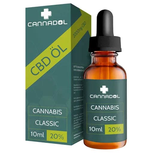 CBD 20% Organic Cannadol Hemp Extract Classic Drops - UKDorf 