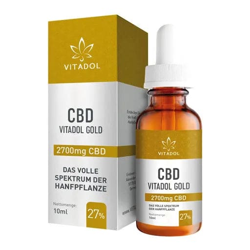 CBD 27% organic hemp extract oil Vitadol gold - UKDorf 