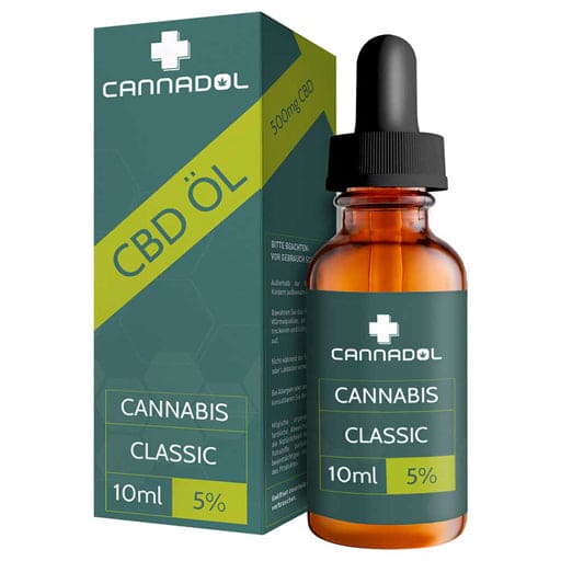 CBD 5% Organic Cannadol Hemp Extract Classic Drops - UKDorf 