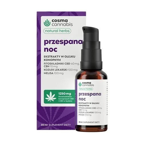 CBD Cosma Cannabis Sleep Night Drops - UKDorf 