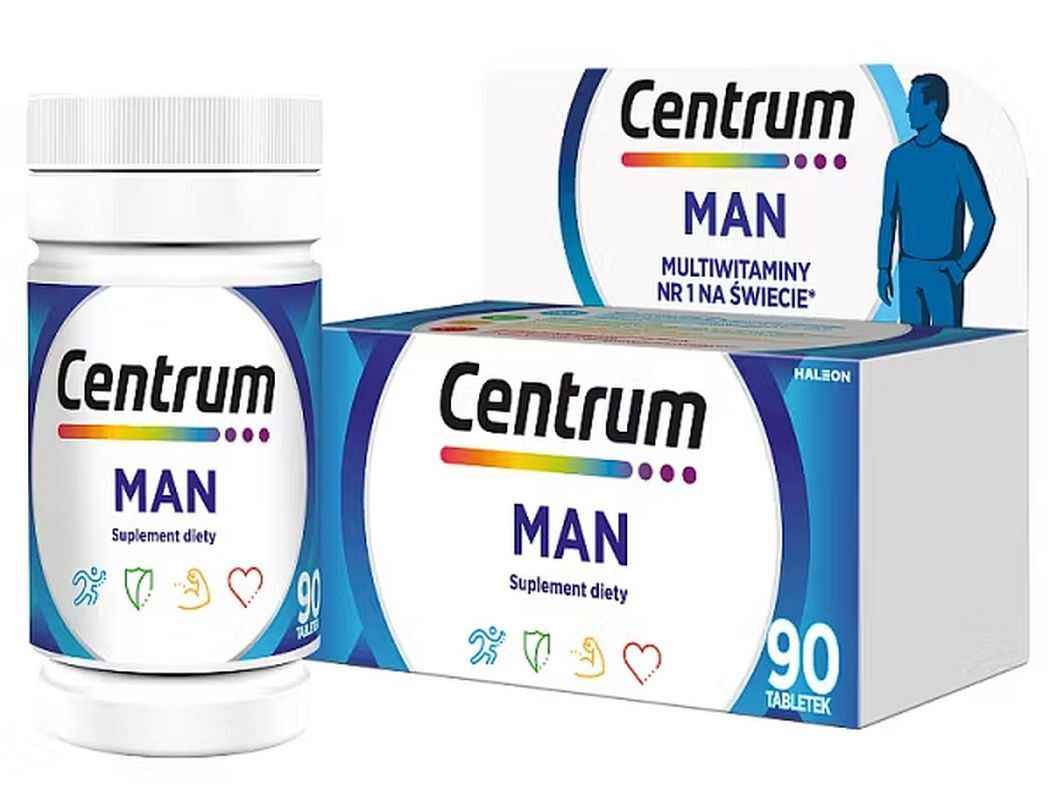CENTRUM MAN Complete set of vitamins and minerals for men 90 tablets