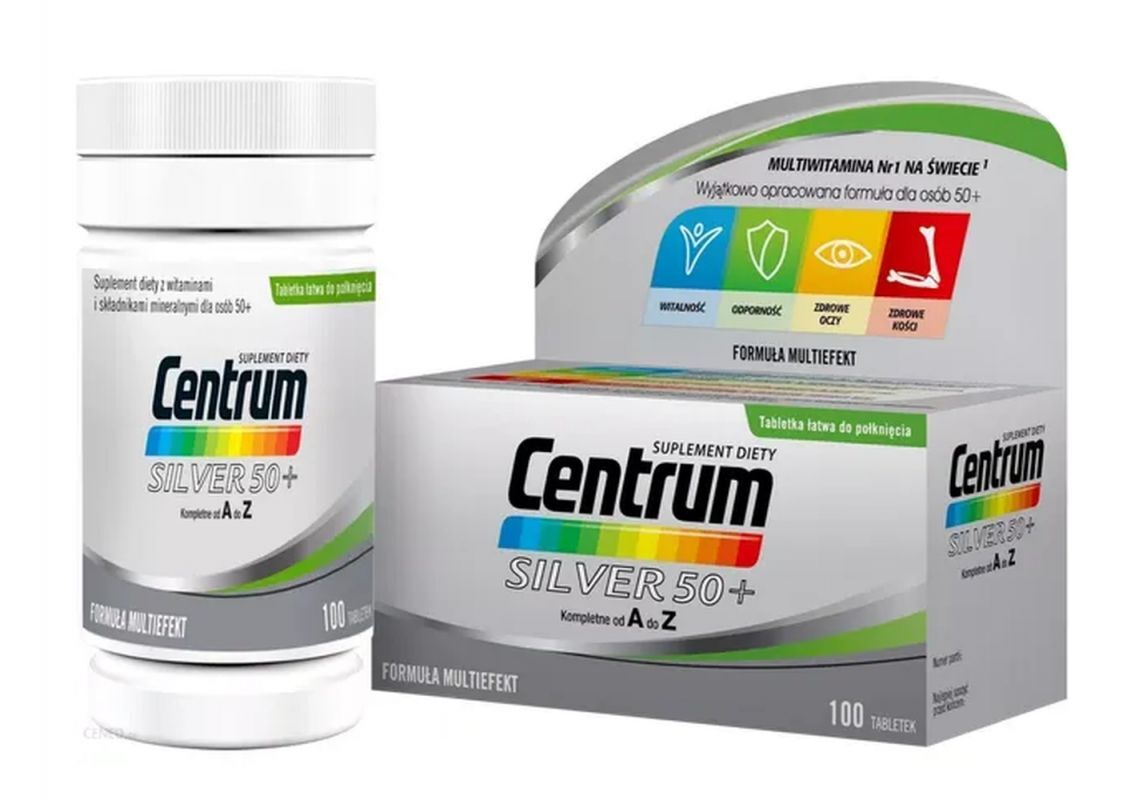 CENTRUM AZ Silver 50+ x 100
