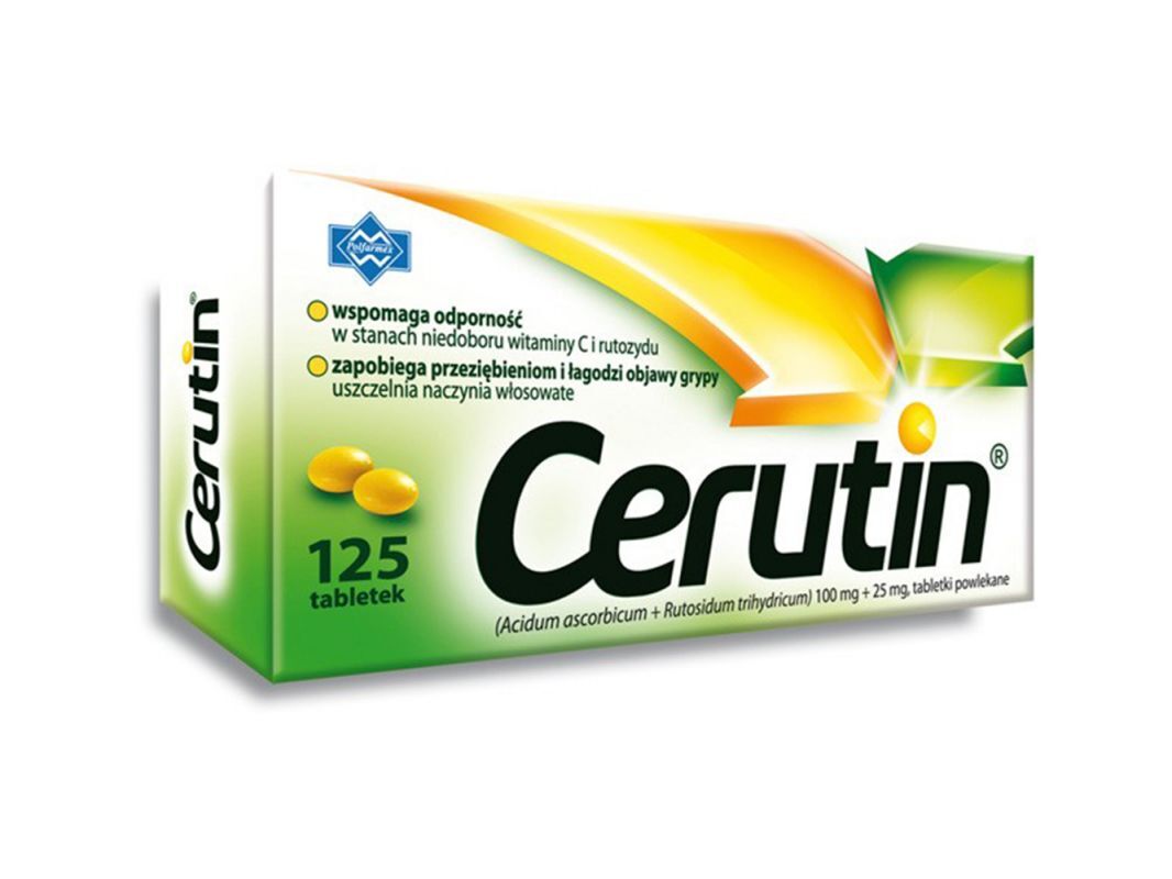 CERUTIN x 125 tablets, rutin supplement, vitamin c supplement, vitamin c tablets