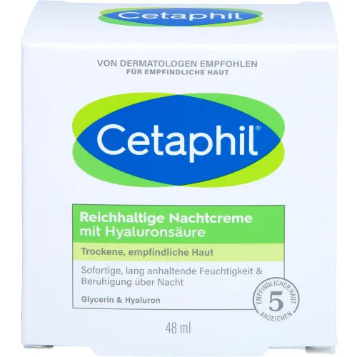 CETAPHIL rich night cream with hyaluronic acid 48 g