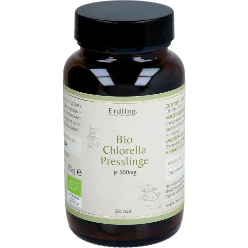 CHLORELLA PRESSLES Organic Algae Erdling 220 pcs - 2