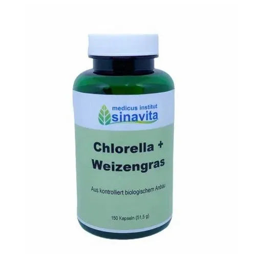 CHLORELLA+WHEATGRASS capsules - UKDorf 