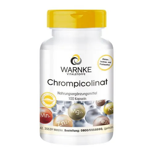 CHROMIUM PICOLINATE capsules 100 pcs - UKDorf 