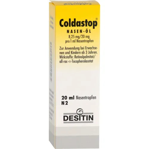COLDASTOP nose oil, nasal catarrhs