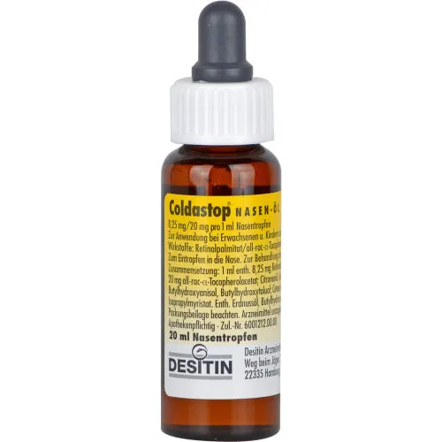 COLDASTOP nose oil, nasal catarrhs