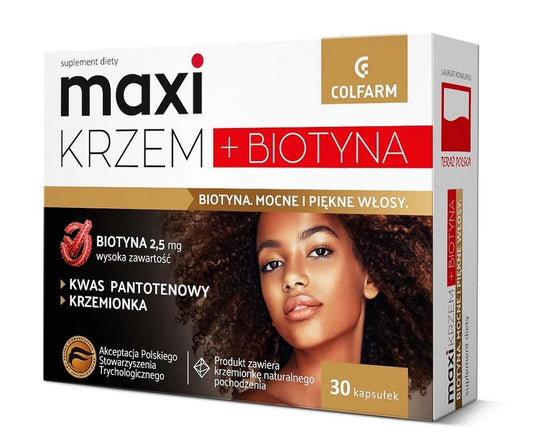 COLFARM Maxi Silicon + Biotin 30 capsules