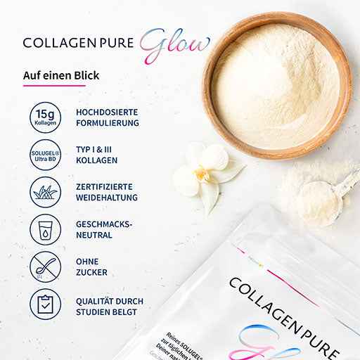 COLLAGEN PURE Glow 100% pure collagen powder