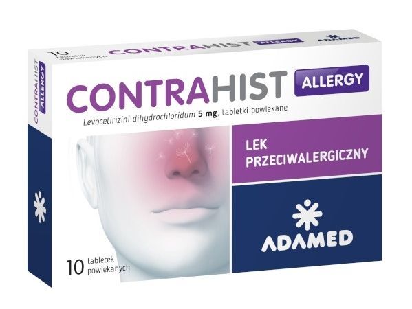CONTRAHIST ALLERGY 5 mg x 10 pills allergic rhinitis treatment