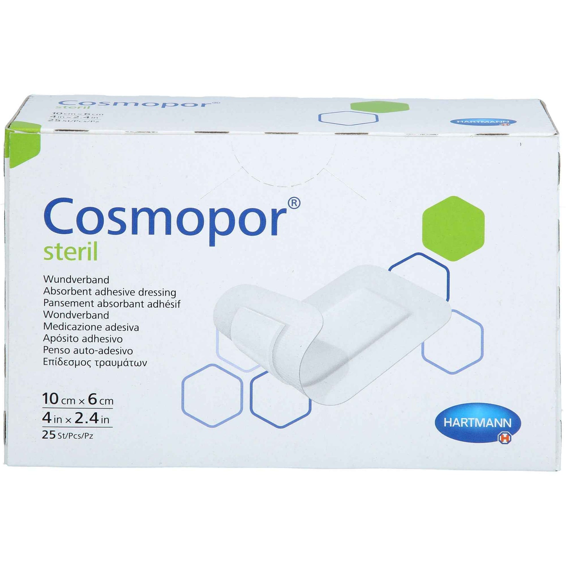 COSMOPOR sterile wound dressing 6x10 cm