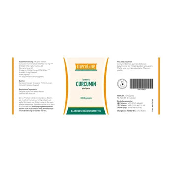 CURCUMIN 650 mg plus Piperine 10 mg capsules - UKDorf 