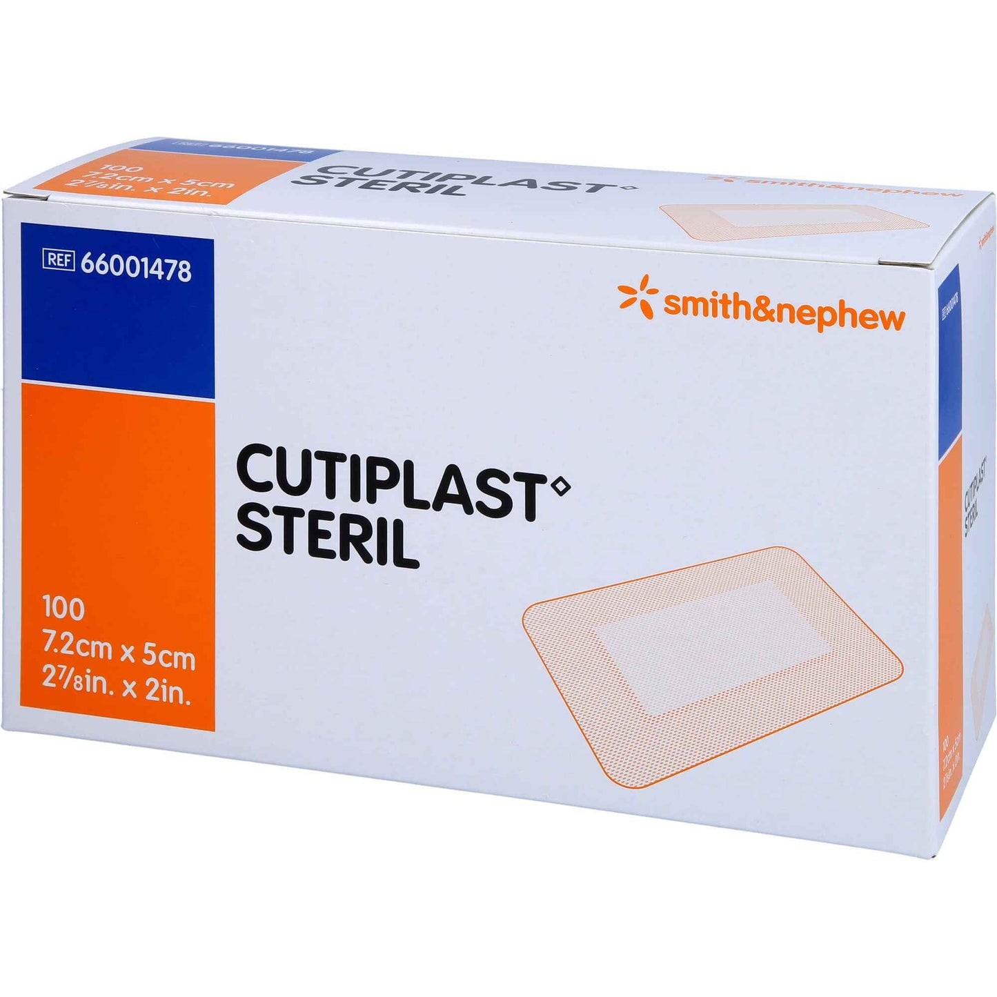 CUTIPLAST sterile wound dressing 5x7.2 cm