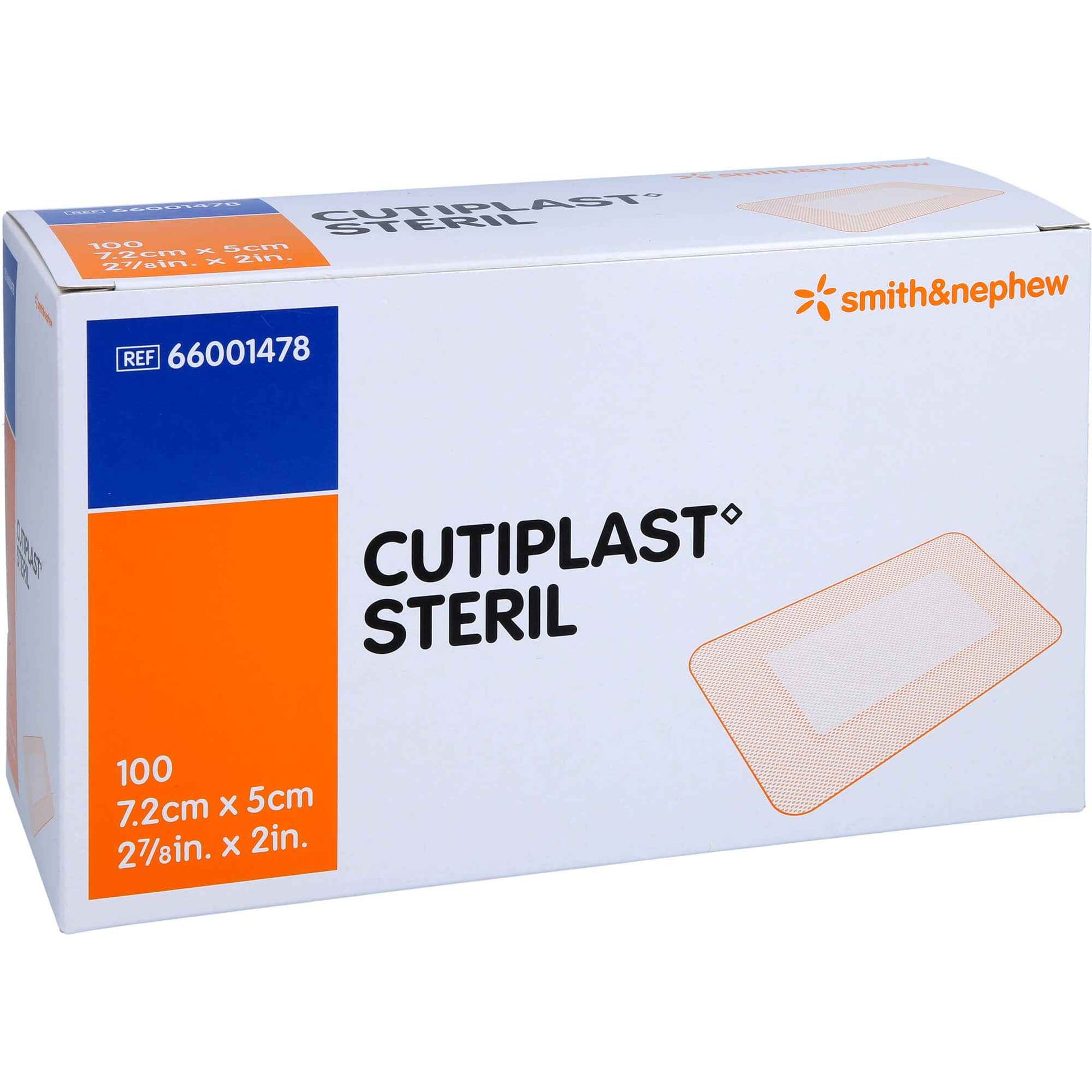 CUTIPLAST sterile wound dressing 5x7.2 cm