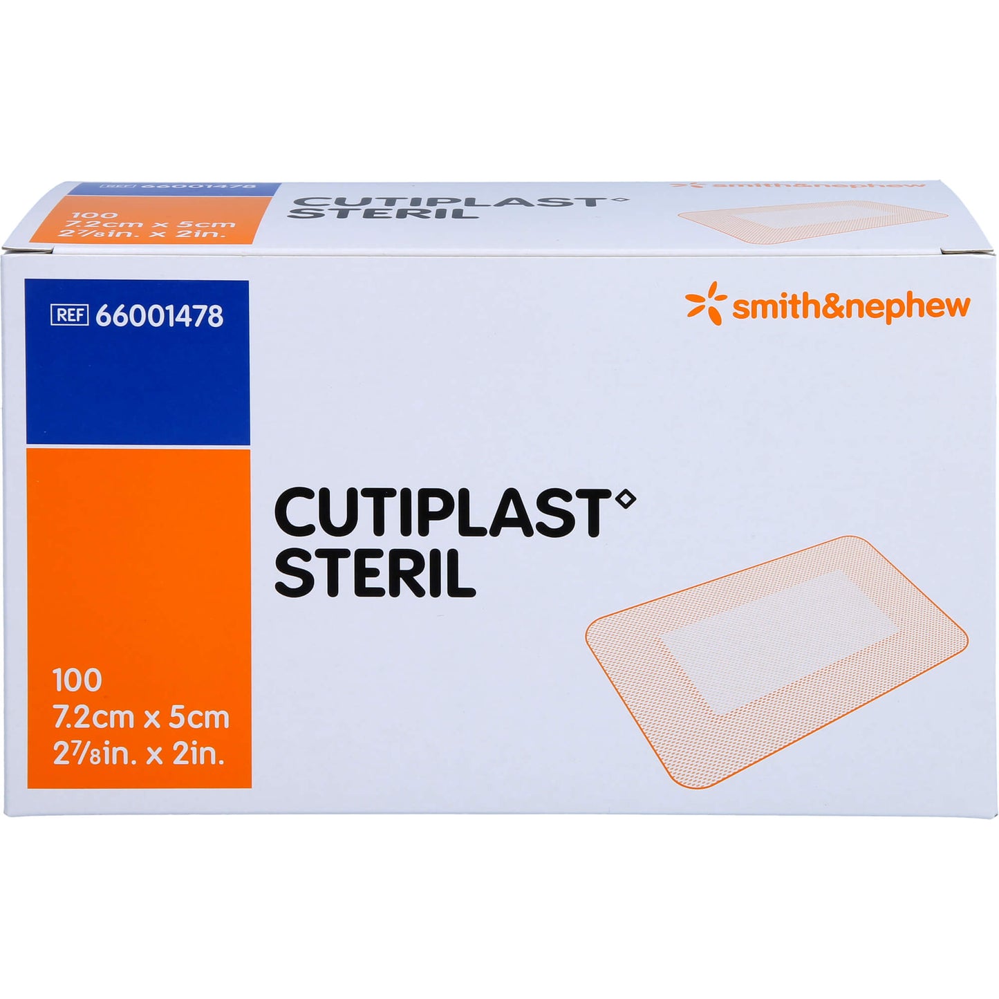 CUTIPLAST sterile wound dressing 5x7.2 cm sterile wound