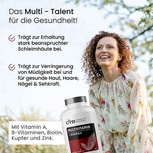 CYB Multivitamins & Minerals high-dose tablets