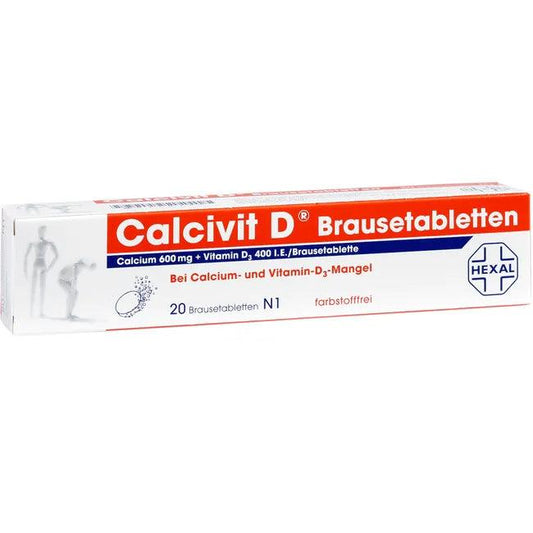 Calcium carbonate, colecalciferol, CALCIVIT D effervescent tablets - UKDorf 