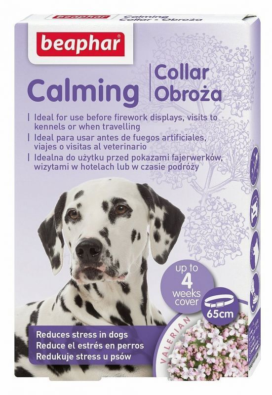 Calming Collar Dog Anti-stress and relaxation collar for dogs 65 cm - UKDorf 