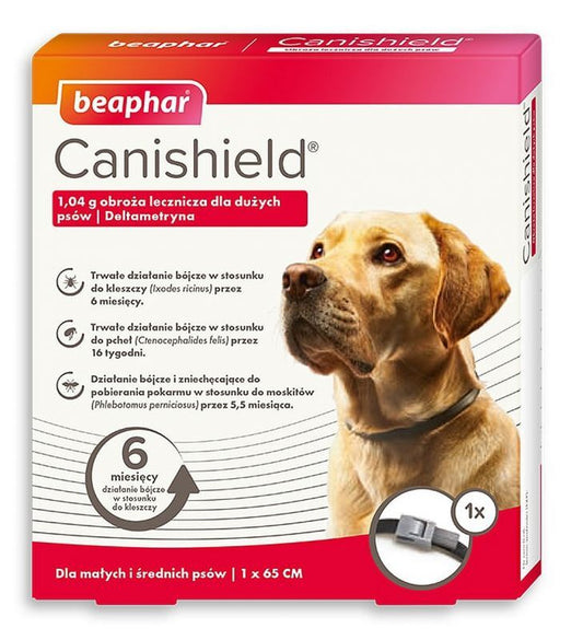 Canishield Collar for large dogs against fleas and ticks - UKDorf 