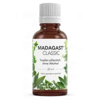Chamomile flowers, centaury and angelica root, MADAGAST Drops