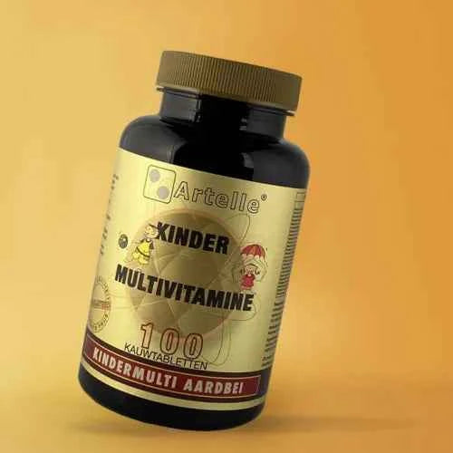 Children's Multi-Vitamin-Mineral-Trace Elements Chewable Tablets Strawberry