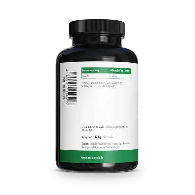 Chlorella Capsules 2400 mg vegan 240