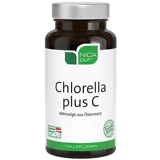 Chlorella vulgaris, Chlorella Plus C Capsules - UKDorf 