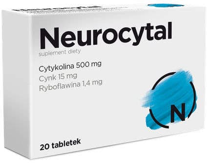 Citicoline, zinc, vitamin B2, Neurocytal - UKDorf 