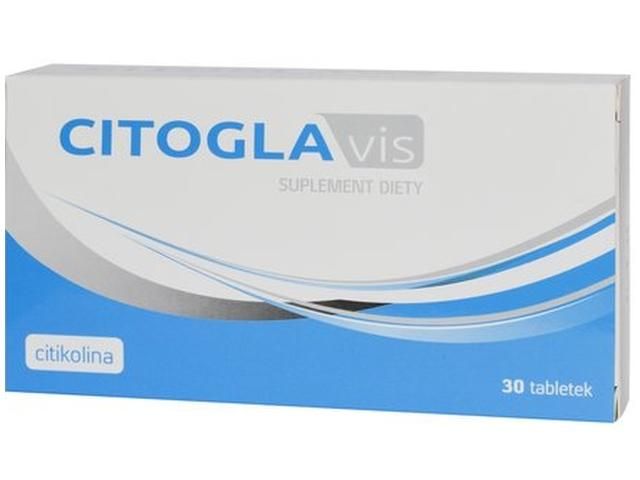 Citogla Vis x 30 tablets citicoline (cytidyl-5'-diphospholine) Memory and Cognitive Function