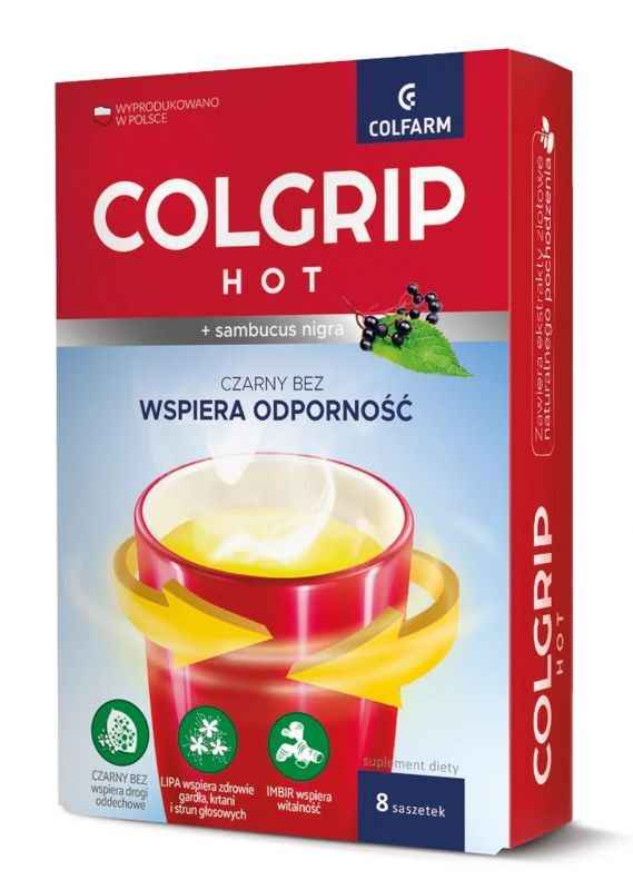 Colgrip Hot x 8 sachets