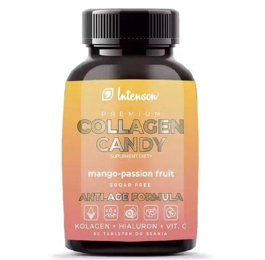 Collagen Candy mango-passion fruit flavor 60 lozenges - UKDorf 